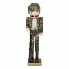 Northlight 15" Beige And Green Army Soldier In Fatigues Christmas Nutcracker