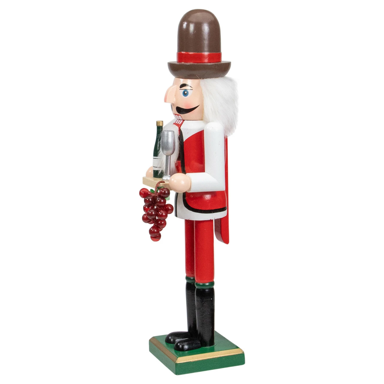 Northlight 15" Red And White Grapes Winemaker Christmas Nutcracker 4 Northlight 15" Red And White Grapes Winemaker Christmas Nutcracker - Image 4