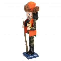 Northlight 15" Orange And Green "Gone Hunting" Christmas Nutcracker In Camouflage -Northlight Shop northlight f85995 1 57859.1598489667