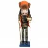 Northlight 15" Orange And Green "Gone Hunting" Christmas Nutcracker In Camouflage