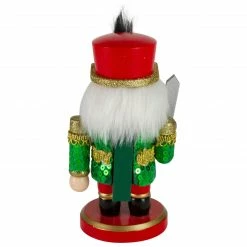 Northlight 7" Green And Red Chubby Soldier With Sword Christmas Nutcracker -Northlight Shop northlight f86001 3 75014.1665580320