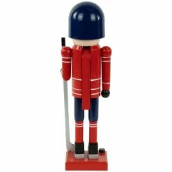 Northlight 14" Blue And Red Wooden Christmas Ice Hockey Player Nutcracker -Northlight Shop northlight f92064 4 32969.1665347050