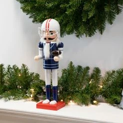 Northlight 14" Red And White Wooden Christmas Nutcracker Football Player -Northlight Shop northlight f92066 styled resized 09918.1665346766
