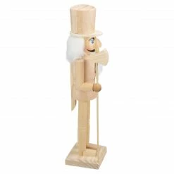 Northlight 15" Unfinished Paintable Wooden Christmas Nutcracker With Scepter -Northlight Shop northlight f92072 3 09583.1665591526