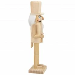Northlight 15" Unfinished Paintable Wooden Christmas Nutcracker With Sword -Northlight Shop northlight f92074 3 77968.1665580046