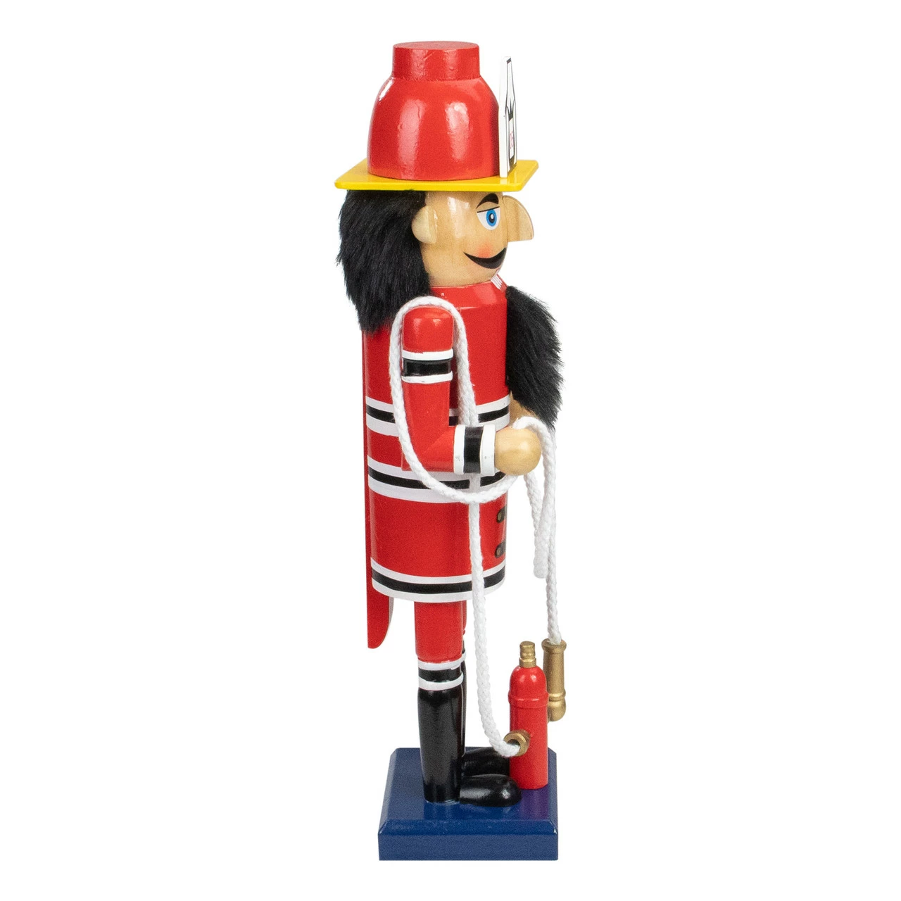 Northlight 14 Red Wooden Fireman With Hose Christmas Nutcracker 3 Northlight 14 Red Wooden Fireman With Hose Christmas Nutcracker - Image 3