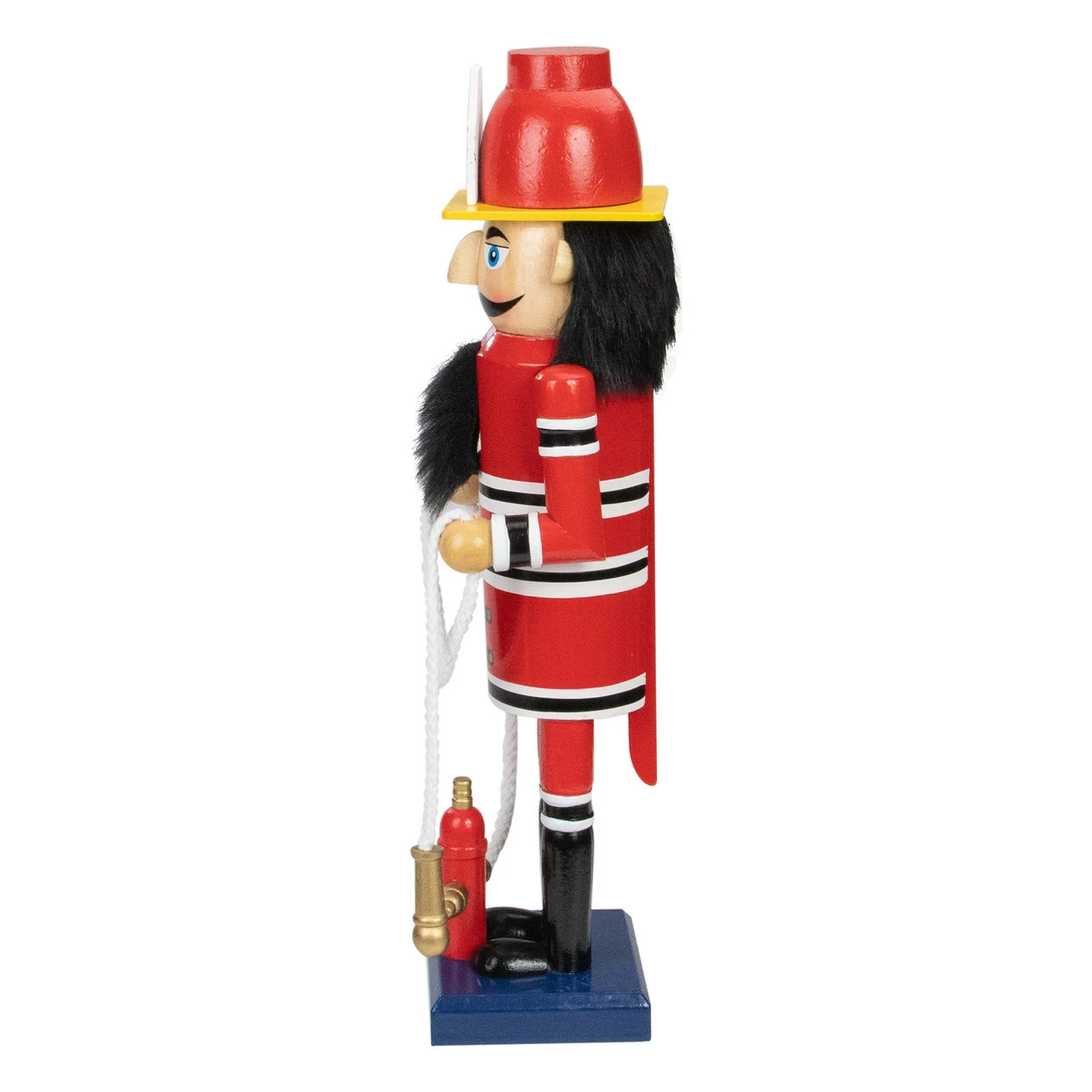Northlight 14 Red Wooden Fireman With Hose Christmas Nutcracker 4 Northlight 14 Red Wooden Fireman With Hose Christmas Nutcracker - Image 4