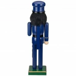 Northlight 14" Blue And Black Wooden Police Officer Christmas Nutcracker 9 Northlight 14" Blue And Black Wooden Police Officer Christmas Nutcracker -Northlight Shop northlight f97134 2 27770.1627571041