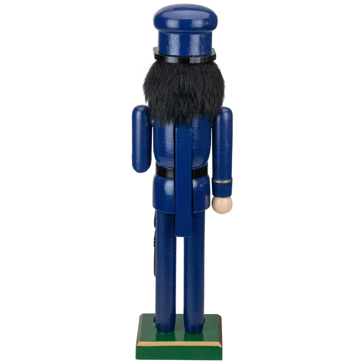 Northlight 14" Blue And Black Wooden Police Officer Christmas Nutcracker 5 Northlight 14" Blue And Black Wooden Police Officer Christmas Nutcracker - Image 5
