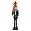 Northlight 24" Blue And Gold Christmas Nutcracker King With Scepter