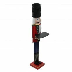 Northlight 48.25" Red And Black Christmas Butler Nutcracker With Tray -Northlight Shop northlight f97146 1 19099.1664639671