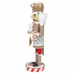 Northlight 14" Beige And Red Gingerbread Chef Christmas Nutcracker 8 Northlight 14" Beige And Red Gingerbread Chef Christmas Nutcracker -Northlight Shop northlight f97200 1 01443.1665260246