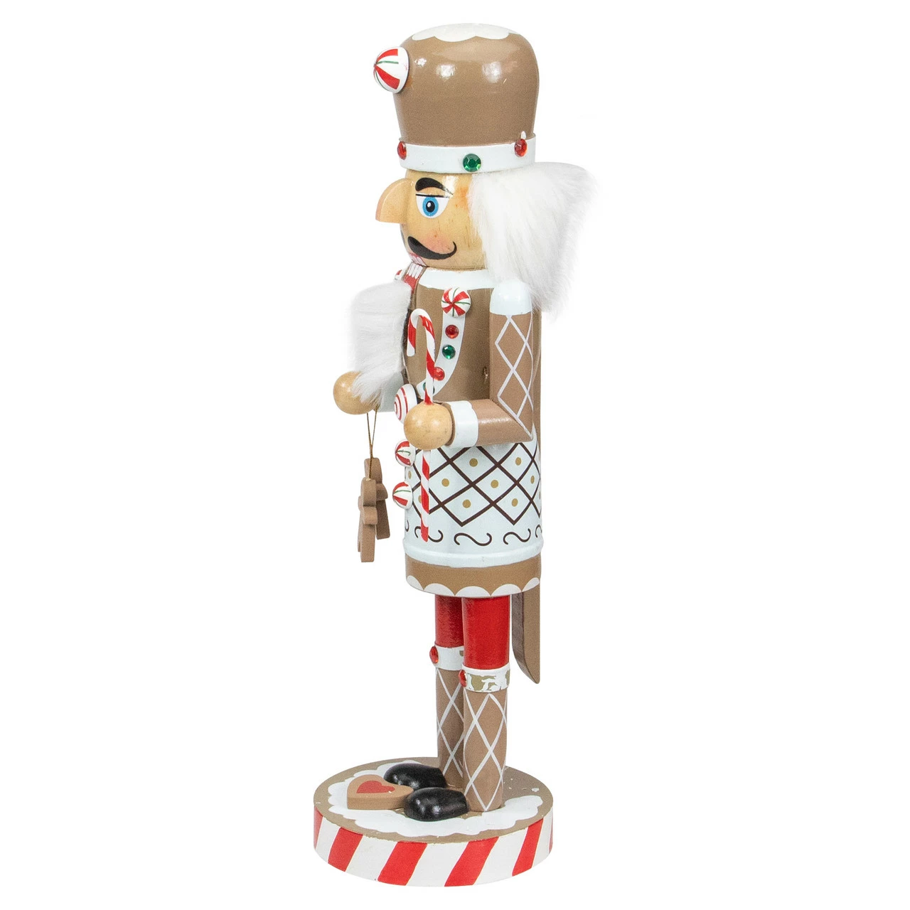 Northlight 14" Beige And Red Gingerbread Chef Christmas Nutcracker 4 Northlight 14" Beige And Red Gingerbread Chef Christmas Nutcracker - Image 4