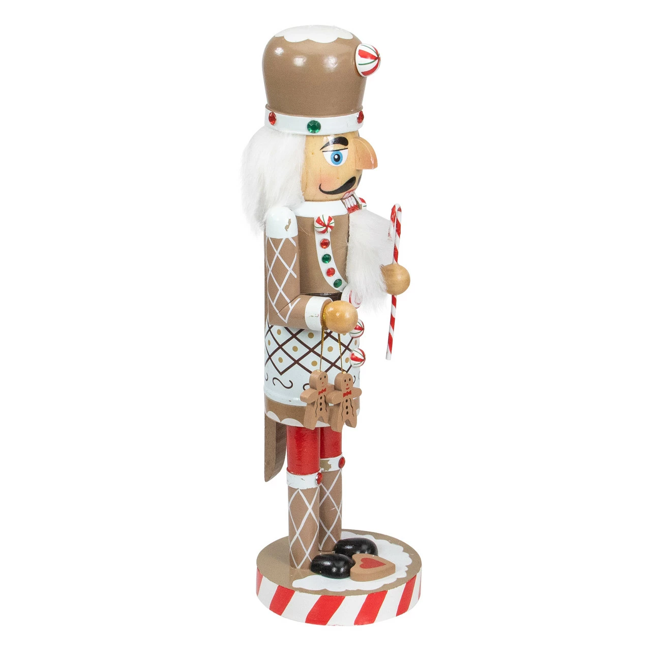 Northlight 14" Beige And Red Gingerbread Chef Christmas Nutcracker 3 Northlight 14" Beige And Red Gingerbread Chef Christmas Nutcracker - Image 3