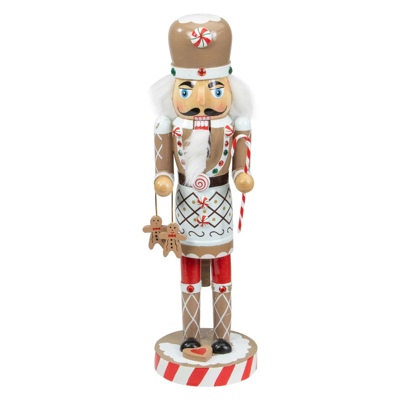 Northlight 14" Beige And Red Gingerbread Chef Christmas Nutcracker 1 Northlight 14" Beige And Red Gingerbread Chef Christmas Nutcracker