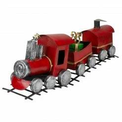 Northlight 15" Three Car Red And Silver Metal Train Christmas Decoration -Northlight Shop northlight fa87849 4 sample 54345.1602813021