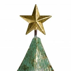 Northlight 31" Rustic Green And Gold Layered Christmas Tree With A Star Tabletop Decor -Northlight Shop northlight fh26911 2 70299.1601602375