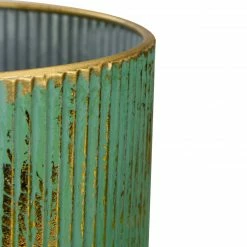 Northlight Set Of 2 Rustic Green And Gold Christmas Tree Tabletop Lanterns 12" -Northlight Shop northlight fh26932 4 19252.1665610750