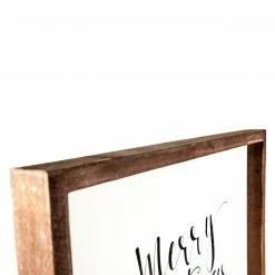 Northlight 19.5" Merry Christmas With Holiday Trees Wall Sign -Northlight Shop northlight fh93178 4 19908.1640301175