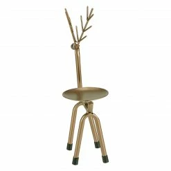 Northlight 10.25" Small Bronze Reindeer Christmas Pillar Candle Holder -Northlight Shop northlight fh93182 4 32800.1647652761