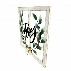 Northlight 23.75" Joy Window Frame With Holly Christmas Wall Sign -Northlight Shop northlight fh93191 4updated 14534.1664899828