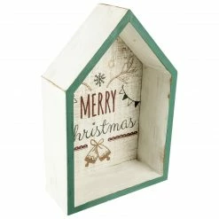 Northlight 11.75" Green Merry Christmas 3-D House Wall Sign -Northlight Shop northlight fh93201 2updated 78571.1647998792
