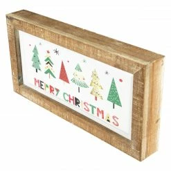 Northlight 11.75" Framed Merry Christmas With Trees Wall Sign -Northlight Shop northlight fh93207 3 60783.1665519677