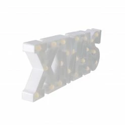 Northlight 18.5" White Battery Operated LED Lighted XMAS Christmas Marquee Sign -Northlight Shop northlight fm26605 1 68783.1625841447
