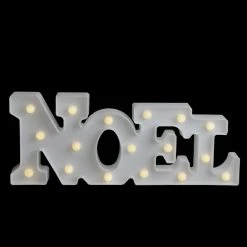 Northlight 17" White 'NOEL' LED Christmas Marquee Wall Sign -Northlight Shop northlight fm26607 2 11064.1625841446