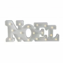 Northlight 17" White 'NOEL' LED Christmas Marquee Wall Sign