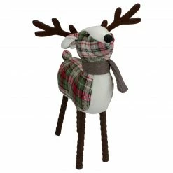 Northlight 13.5" Red And Green Plaid Reindeer Christmas Decoration -Northlight Shop northlight gb90463 1 92806.1605666852