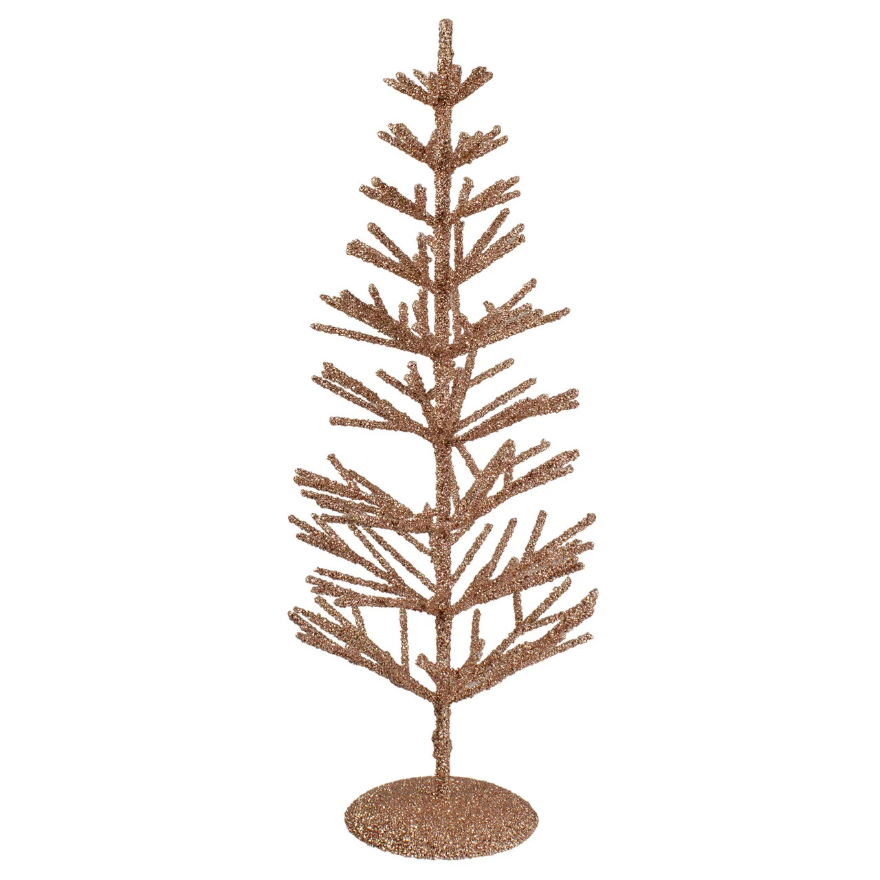 Northlight 18" Rose Gold Artificial Tabletop Christmas Tree - Unlit 1 Northlight 18" Rose Gold Artificial Tabletop Christmas Tree - Unlit