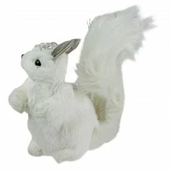 Northlight 9" White Squirrel With Silver Gems Christmas Tabletop Decoration -Northlight Shop northlight gb90536 3 25140.1603245201