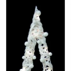 Northlight 34" Pre-Lit White Battery Operated Glittered Christmas Tree Decor -Northlight Shop northlight h36268 03 52287.1599786796