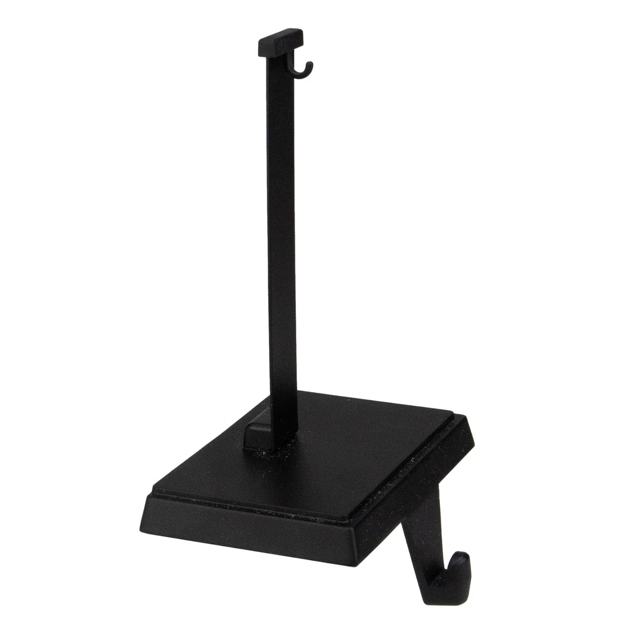 Northlight 6.75" Matte Black Stocking Holder With Ornament Hanger 4 Northlight 6.75" Matte Black Stocking Holder With Ornament Hanger - Image 4