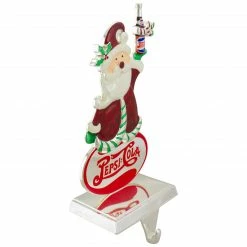 Northlight 9.75" Silver Plated Pepsi-Cola Santa Claus Christmas Stocking Holder -Northlight Shop northlight hd82332 2 updatedjpg 82204.1665611042