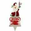 Northlight 9.75" Silver Plated Pepsi-Cola Santa Claus Christmas Stocking Holder