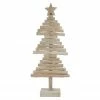 Northlight 25.5" Rustic Wooden Christmas Tree With Star Table Top Decor