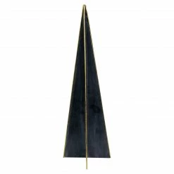 Northlight 15" Blue And Gold Triangular Christmas Tree Tabletop Decor -Northlight Shop northlight hh93148 3 21900.1651078277