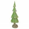 Northlight 20" Green Glittered And Textured Tree Christmas Decoration