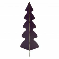 Northlight 12" Purple Triangular Christmas Tree With A Curved Design Tabletop Decor -Northlight Shop northlight hh93157 3 83054.1651078254