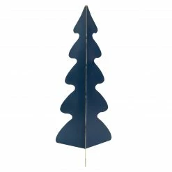Northlight 15" Blue Triangular Christmas Tree With A Curved Design Tabletop Decor -Northlight Shop northlight hh93158 3 98875.1651078275