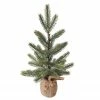 Northlight 14" Pine Tree In Natural Jute Base Christmas Decoration