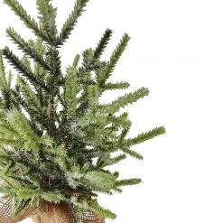 Northlight 13.25" Frosted Ice Pine Tree In Natural Jute Base Christmas Decoration -Northlight Shop northlight hn92693 2 pre20list 41234.1665346764