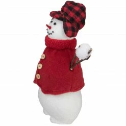 Northlight 13.25" Snowman With Buffalo Plaid Hat Christmas Figure 7 Northlight 13.25" Snowman With Buffalo Plaid Hat Christmas Figure -Northlight Shop northlight ja25719 2 73670.1588415864