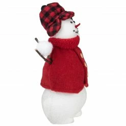 Northlight 13.25" Snowman With Buffalo Plaid Hat Christmas Figure 9 Northlight 13.25" Snowman With Buffalo Plaid Hat Christmas Figure -Northlight Shop northlight ja25719 4 54094.1665610433