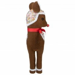 Northlight 13.75" Gingerbread Kisses Baby Reindeer With Red Nose Christmas Figure -Northlight Shop northlight ja25734 4 07324.1588415879