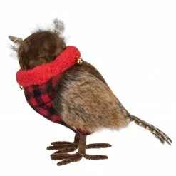 Northlight 10" Owl With Buffalo Plaid Christmas Figure -Northlight Shop northlight ja25739 3 35468.1588402580