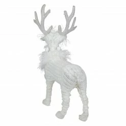 Northlight 13.5" White Cable Knit Standing Reindeer Christmas Figure -Northlight Shop northlight ja93305 4 51322.1645836906