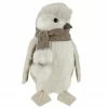 Northlight 8" Large Ivory Sisal Penguin Christmas Figure